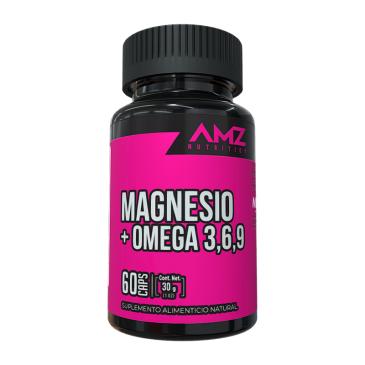 MAGNESIO + OMEGA 3, 6, 9 - hipertrofia muscular, suplementos deportivos
